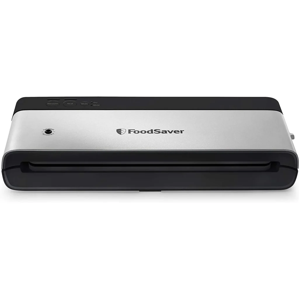 photo of FoodSaver brand vacuum sealer machine