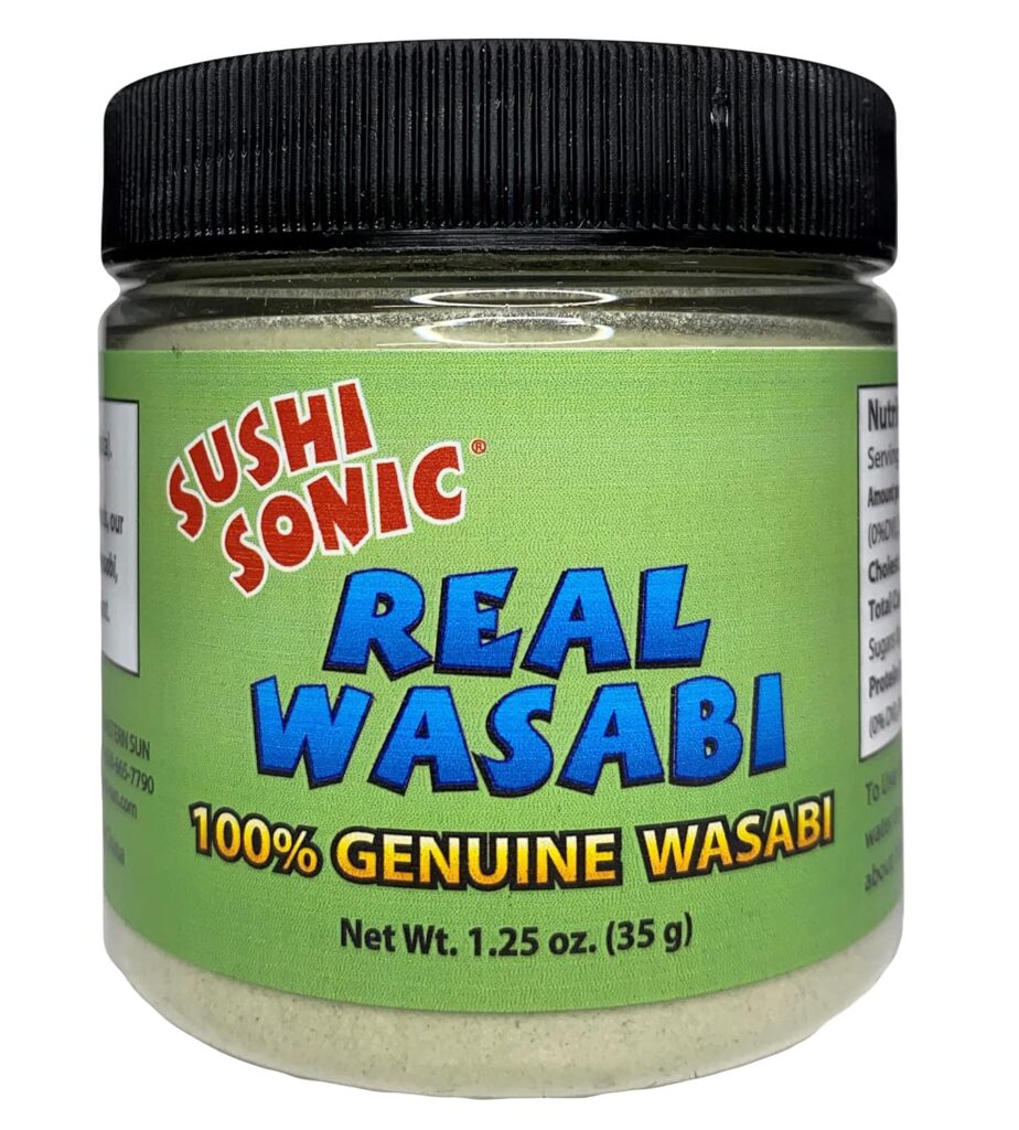 photo of a jar of wasabi powder