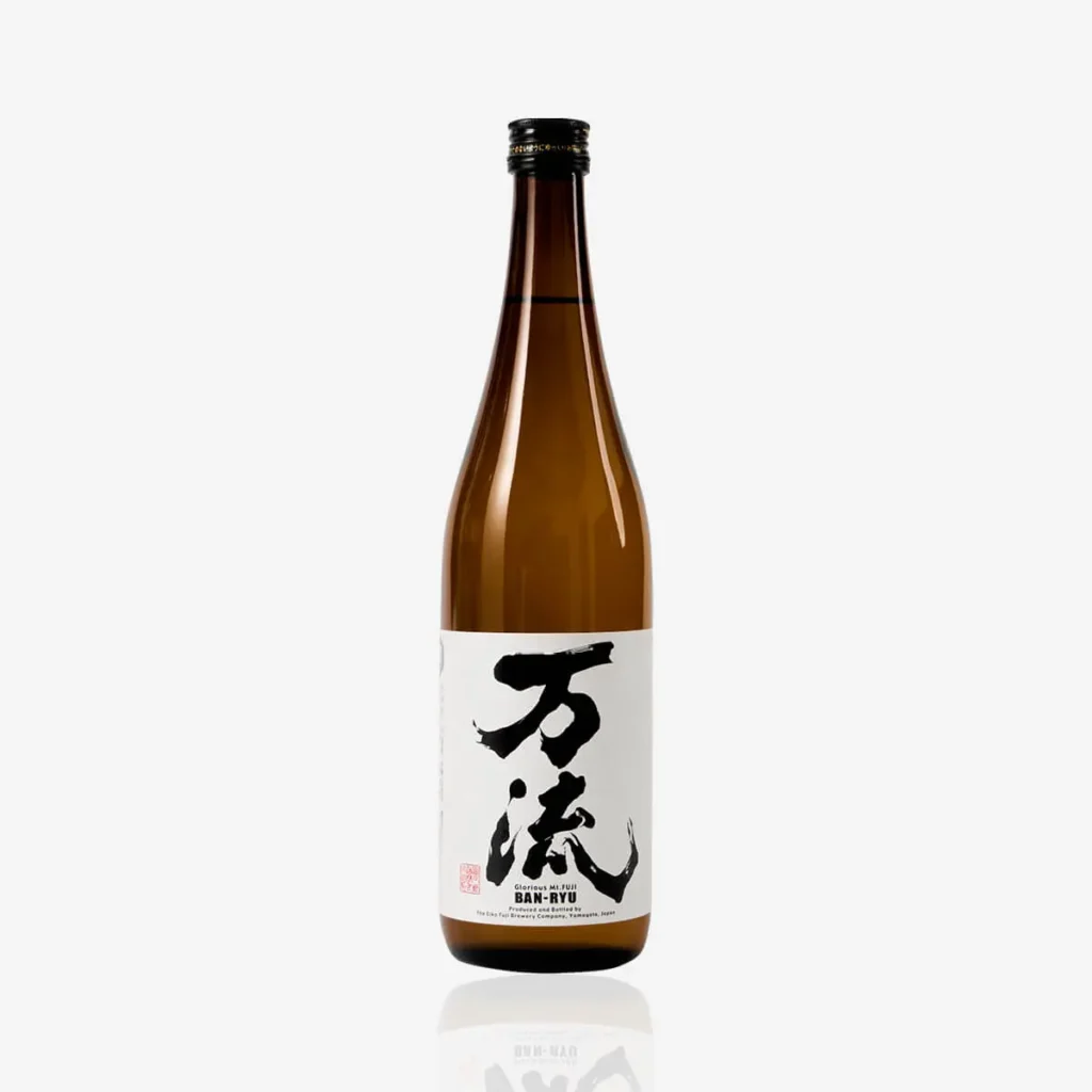photo of a bottle of Honjozo Japanese premium sake