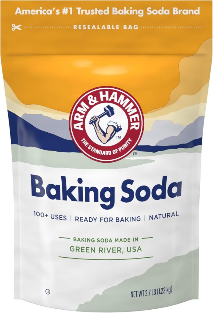 container of Arm & Hammer baking soda
