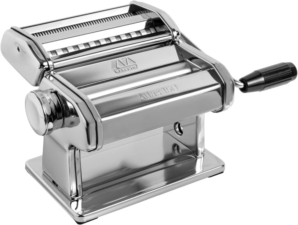 Atlas brand hand-crank pasta making machine