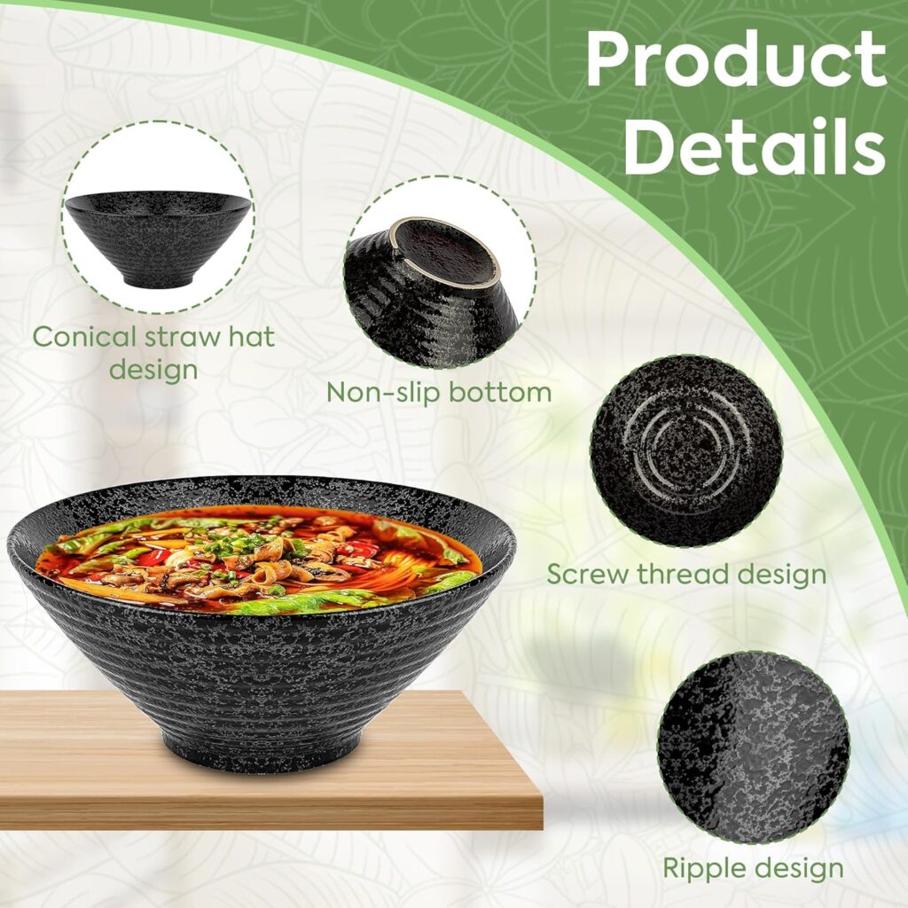 advertisement for ceramic ramen bowls