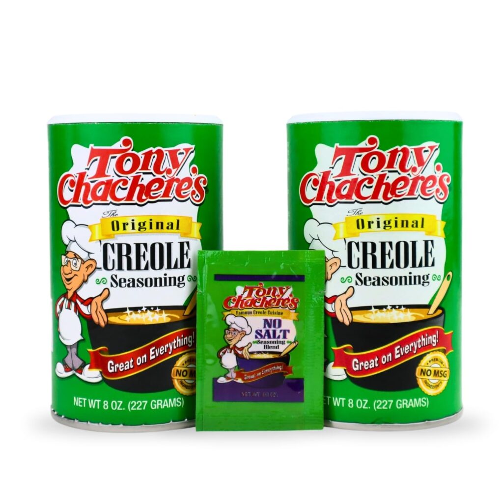photo of containers of Tony Chachere's Original Creole Seasoning
