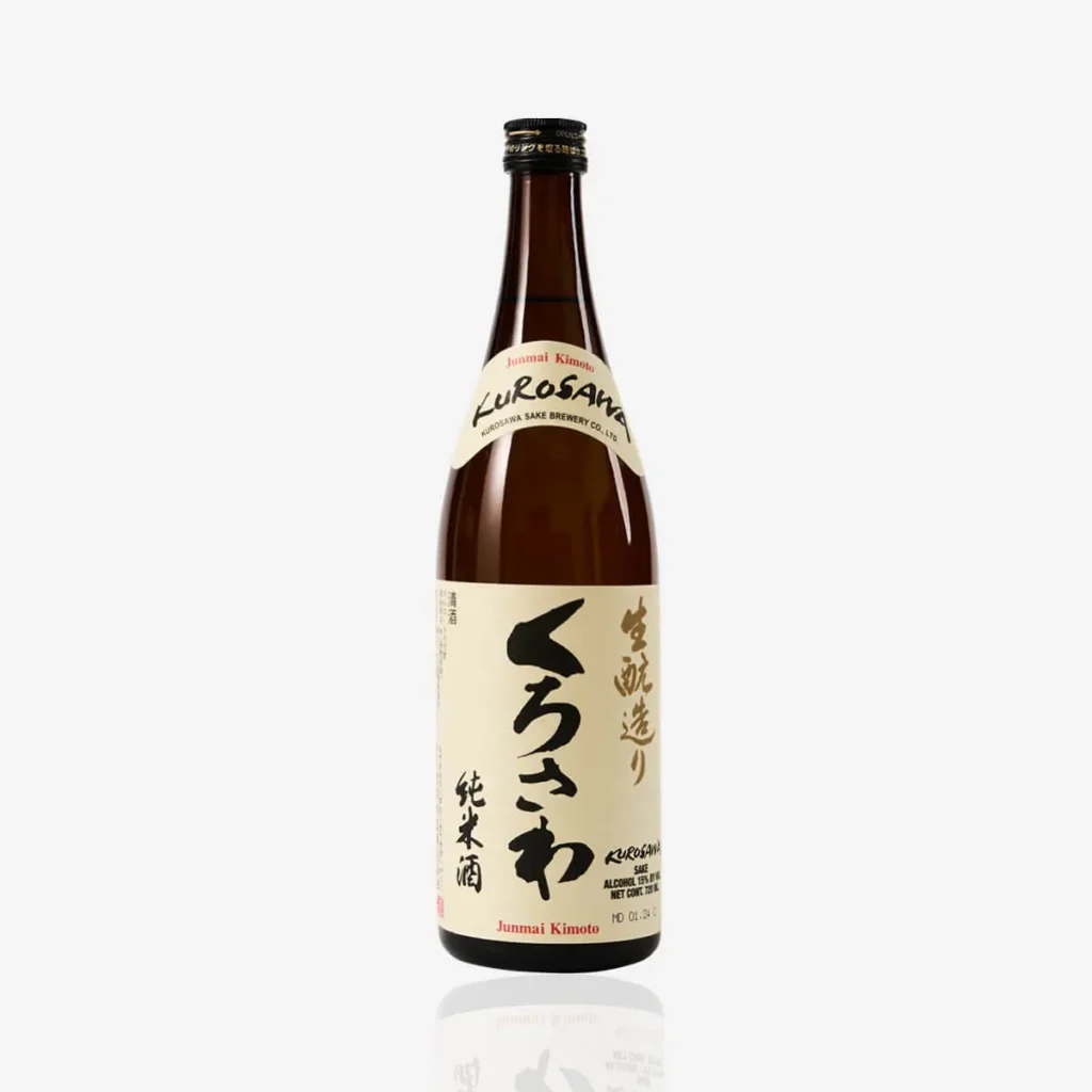bottle of Kurusawa "Junmai" sake