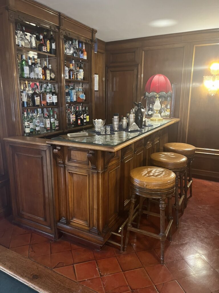 lobby bar in the Hotel Forum in Rome Italy