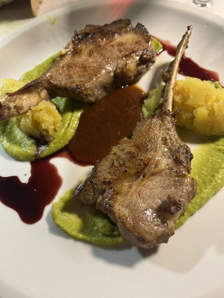 Castolette d’angnello grilled lamb chops 