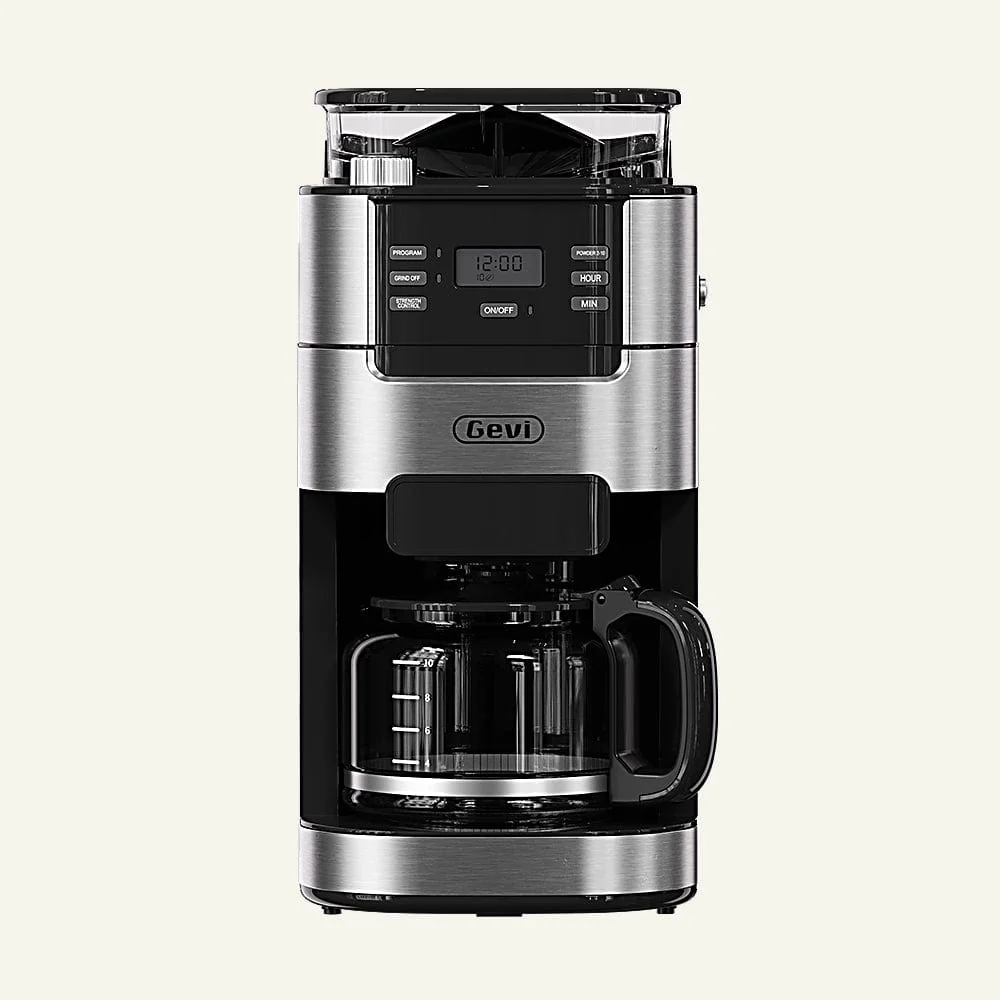 Gevi Grind and Brew Coffee Maker model DCMB0 front view