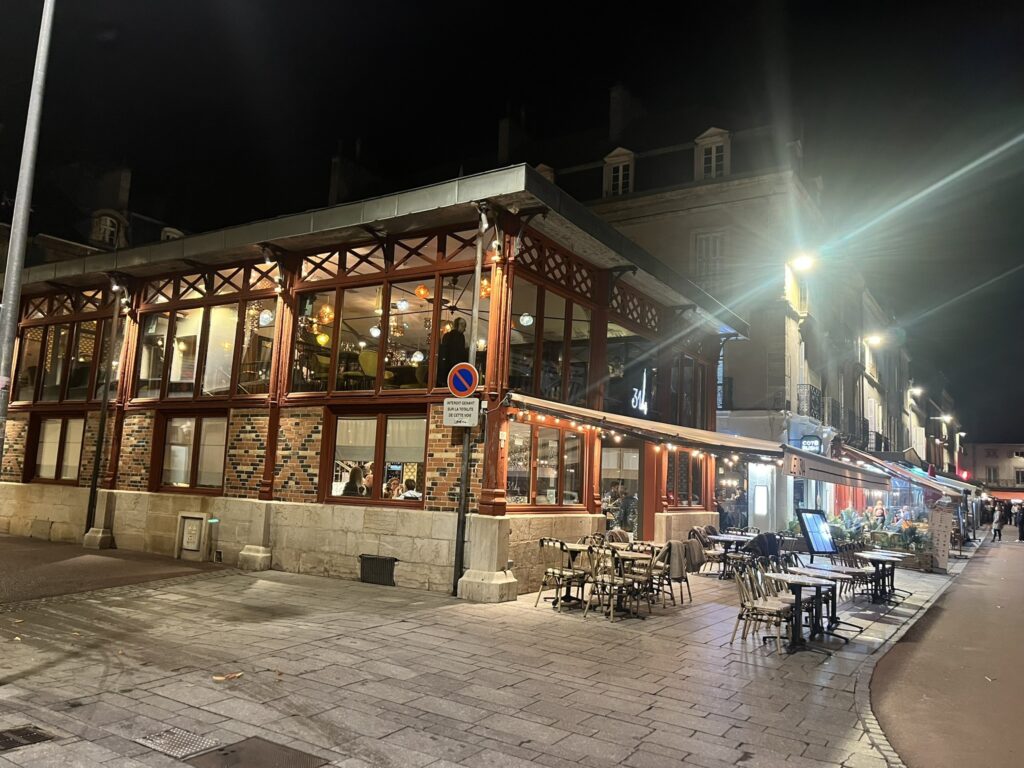 exterior of the 314 restaurant in Dijon France