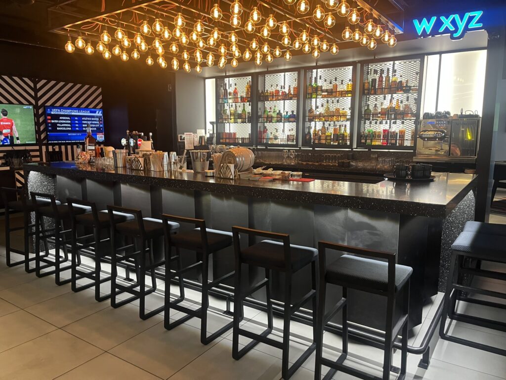 WXYZ bar at the Aloft Hotel in Dijon France