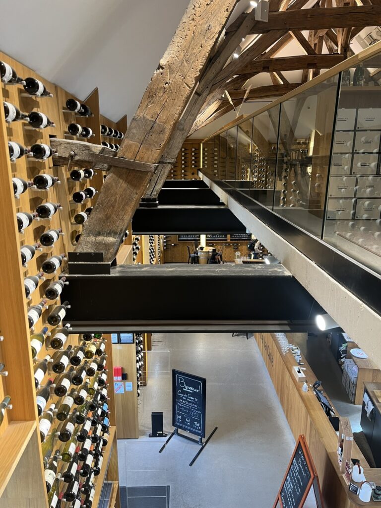the structure of a La Cave de la Cité in Dijon France