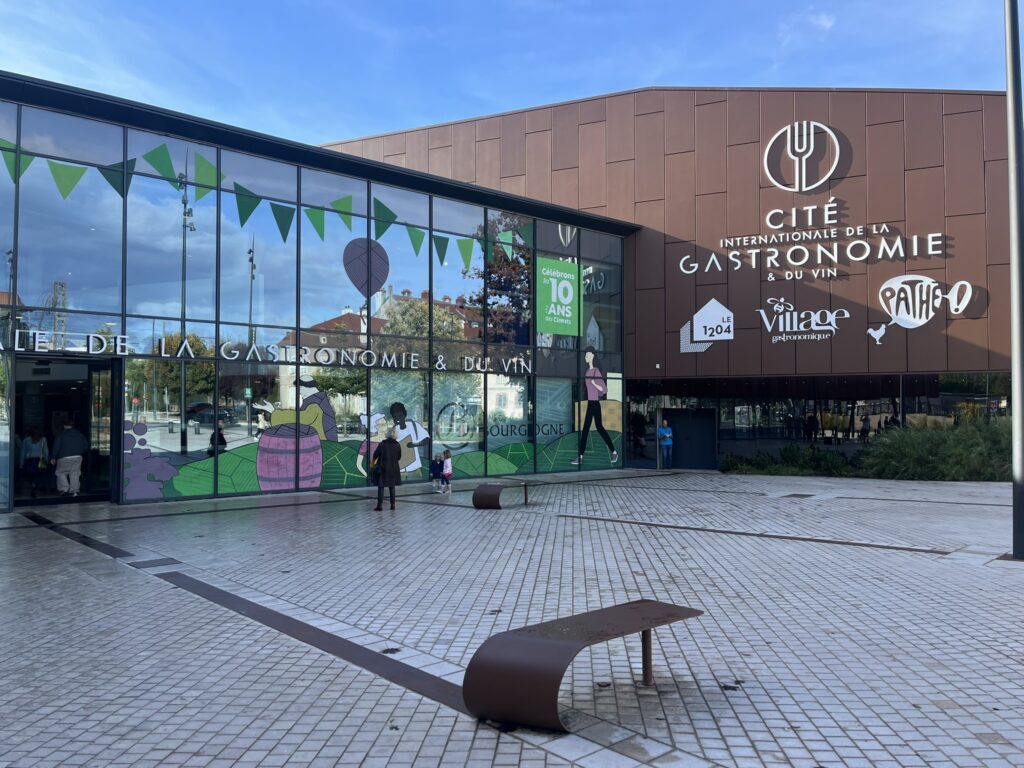Cité Internationale de la Gastronomie et du Vin building in Dijon France