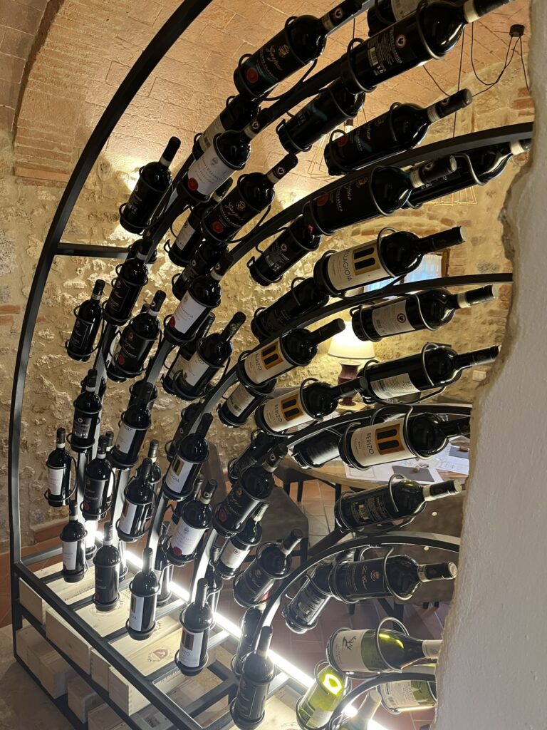 wine bottle sculpture