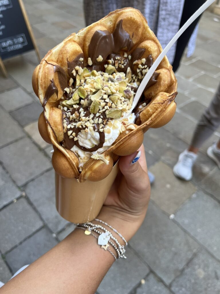 waffle cone from Gelato Fantasy in Venice