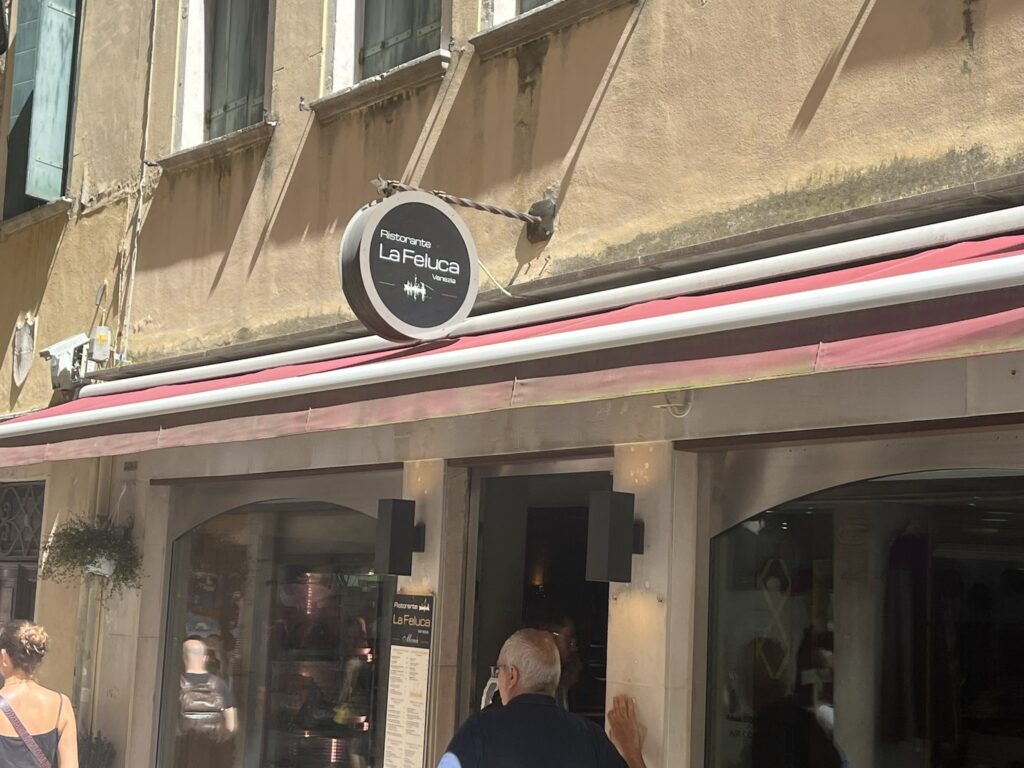 Facade of LaFeluca restaurant