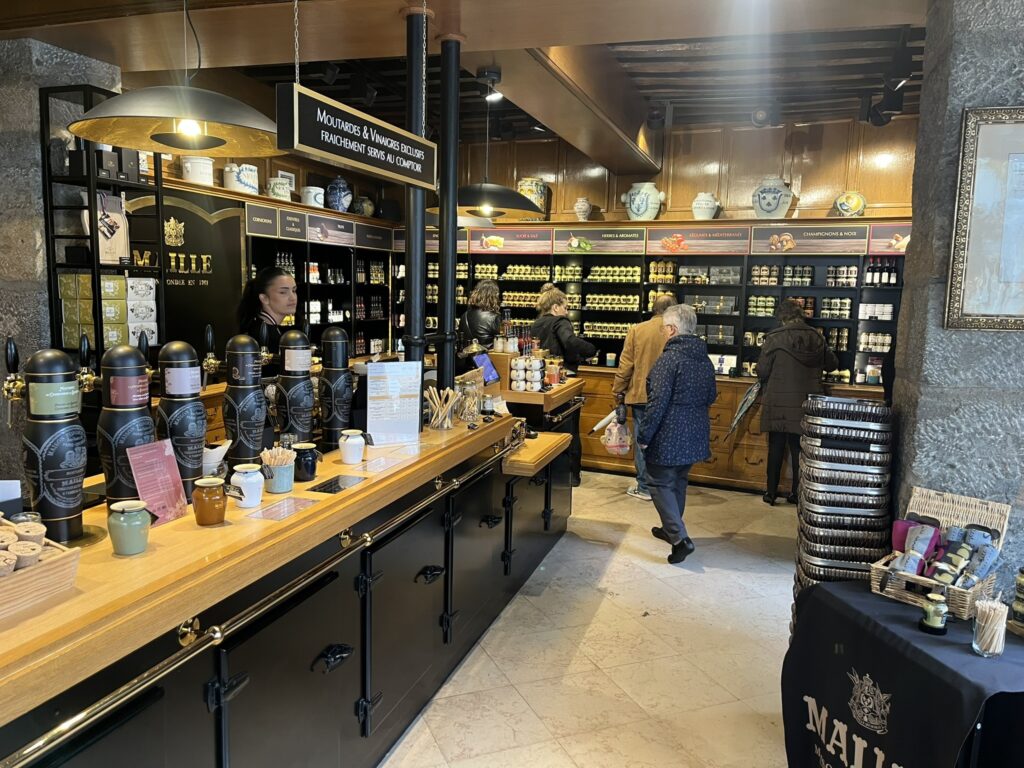 Moutarde Maille shop in Dijon France