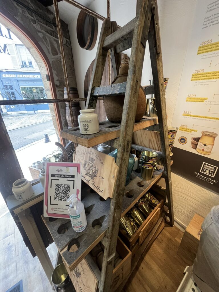 equipment for making mustard at Les Ateliers Moutarde in Dijon France