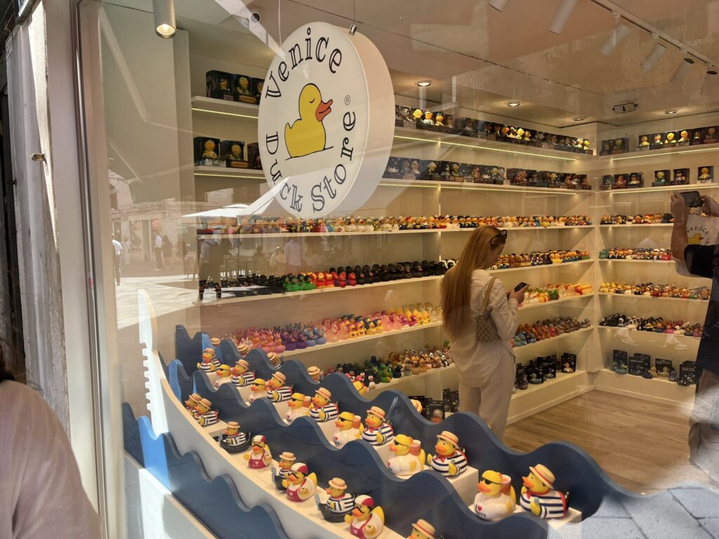 window of the Venice Duck Store