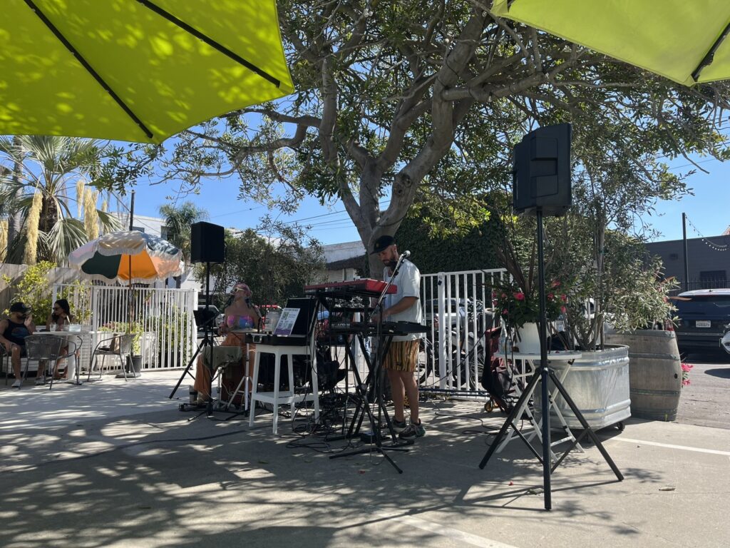 live music at La Lieff Winery Santa Barbara California
