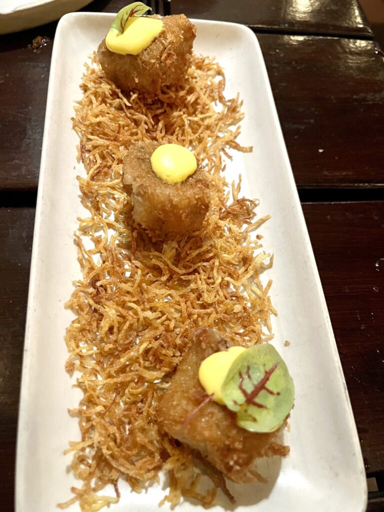 Croqueta de Seta at Loquita Santa Barbara California