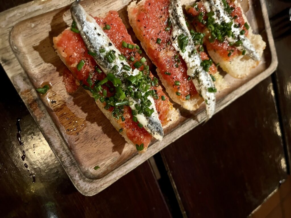 Pan Con Tomate at Loquita Santa Barbara California
