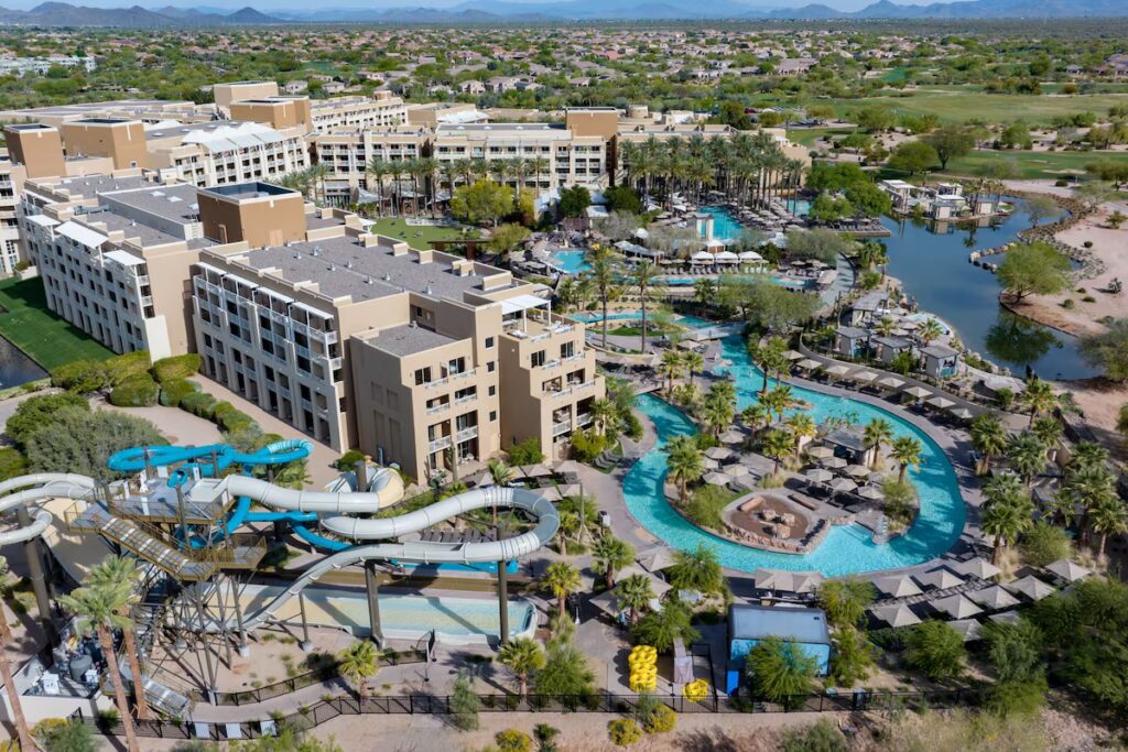 aerial view of Marriott Desert Ridge resort