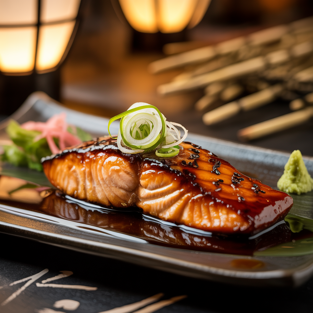 Roasted Terriyaki Salmon