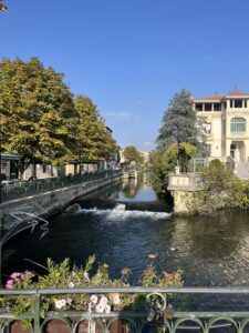 the river in the Provence town on Ille-sur-la-Sorgue