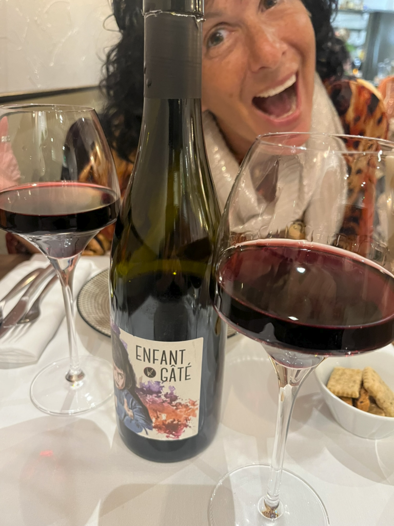 wine at Renaud Mets restaurant in L'Isle-sur-la-Sorgue, France