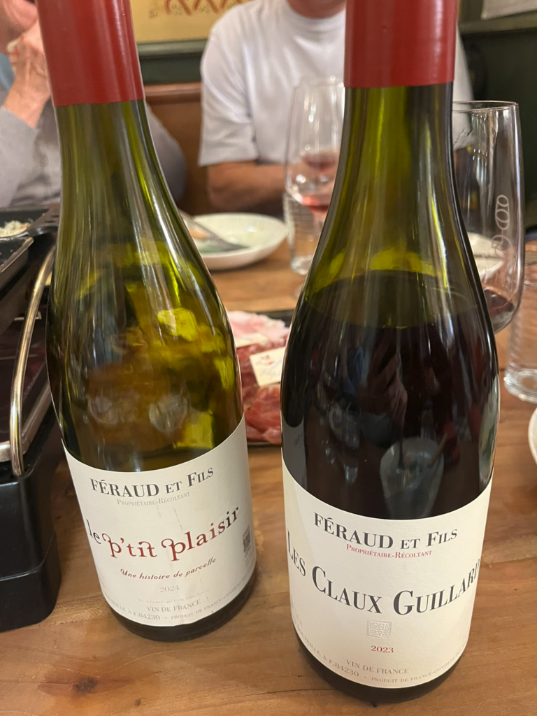 wine at Chez Stéphane & Janique marchands de vins et de fromages in L'Isle-sur-la-Sorgue, France