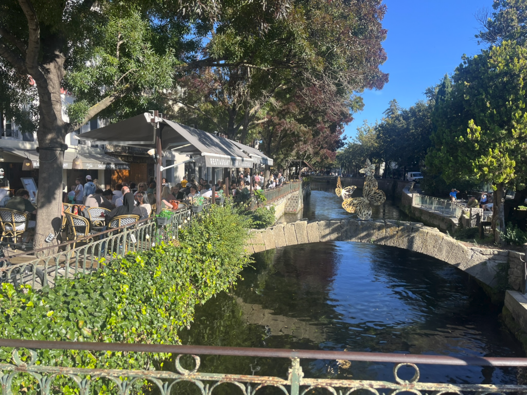 a canal in L'Isle-sur-la-Sorgue, France