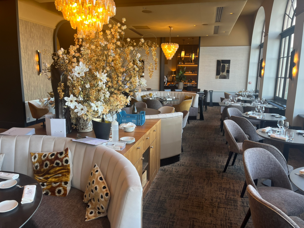 Main dining room at Bulle - Restaurant de Fourvière Lyon France
