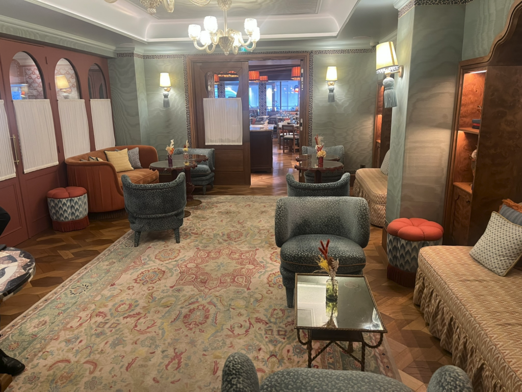 lobby of the Hôtel Le Grand Mazarin Paris France