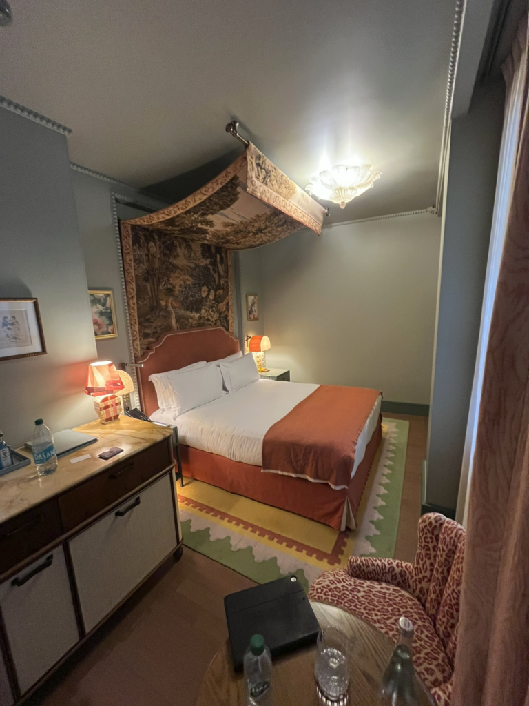 guest room in the Hôtel Le Grand Mazarin Paris France