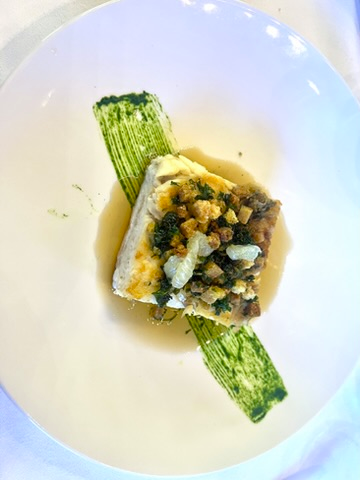  Skate Wing Grenobloise (Aile de Raie) at Le Train Bleu restaurant Paris France