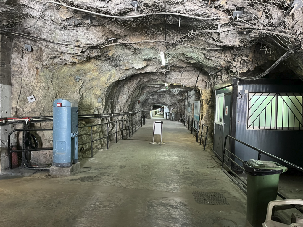 World War II tunnels on The Rock of Gibraltar