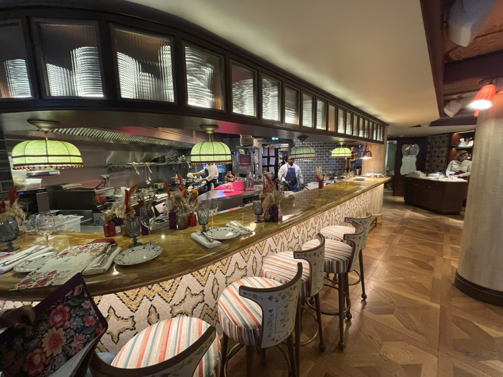 bar of the Boubalé restaurant in Paris France