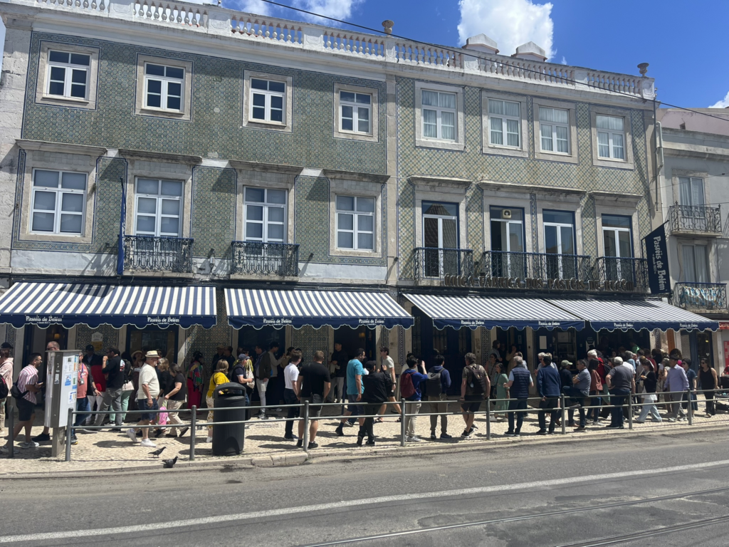 Pastéis de Belém in Lisbon Portugal