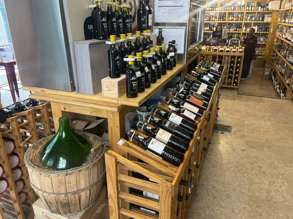 Garrafeira Nacional wine shop in Lisbon Portugal