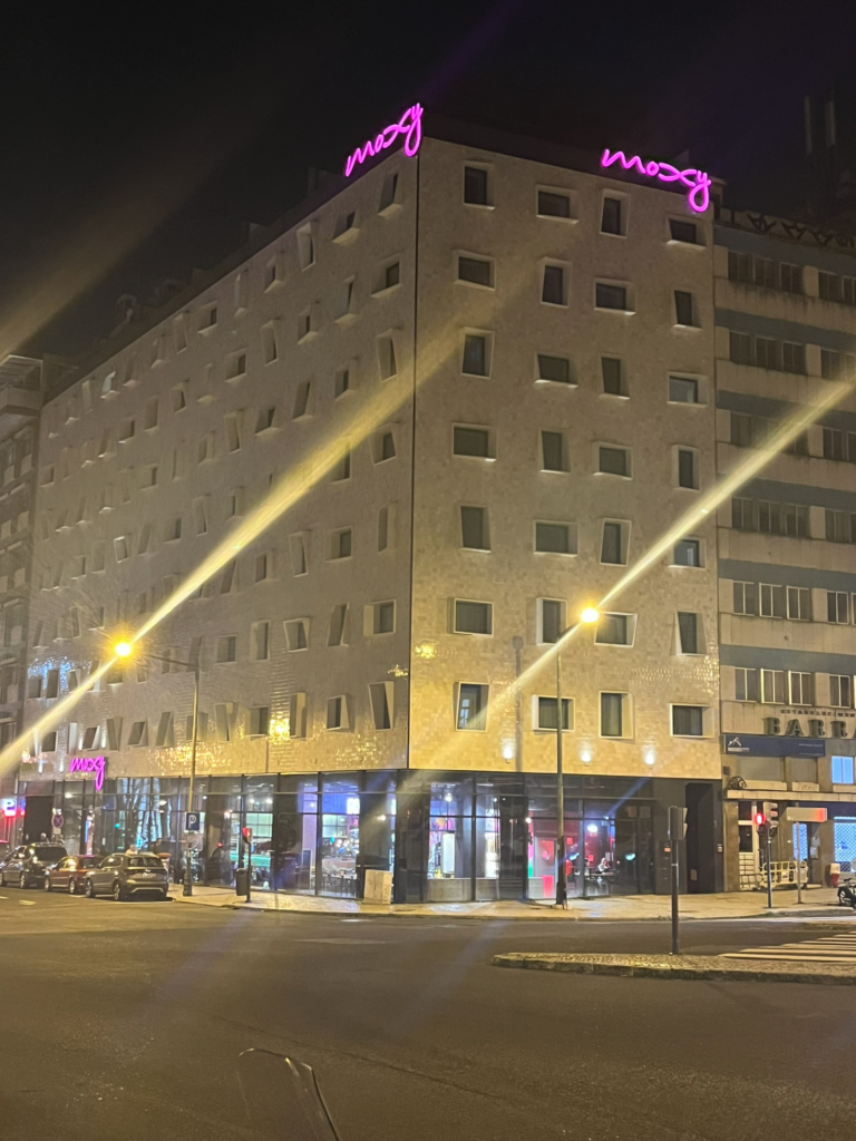 Moxy Hotel in Lisbon Portugal