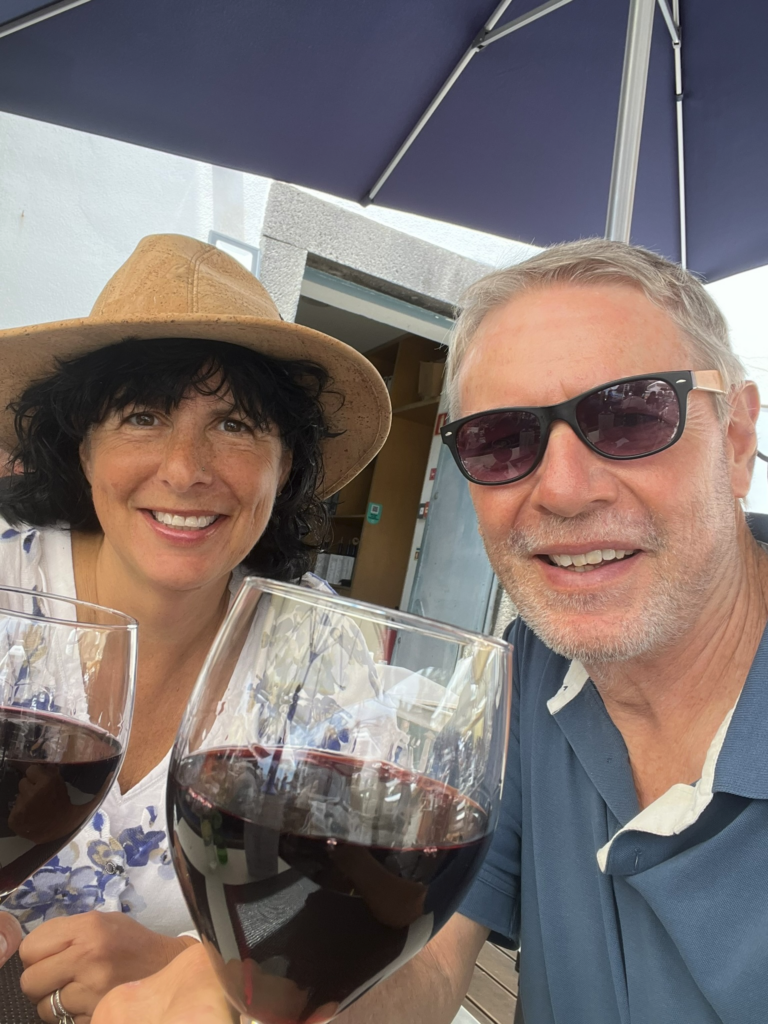John Hornick and Sarah Alexander at Espadeiro by Jose De Sousa in Câmara de Lobos, Madeira