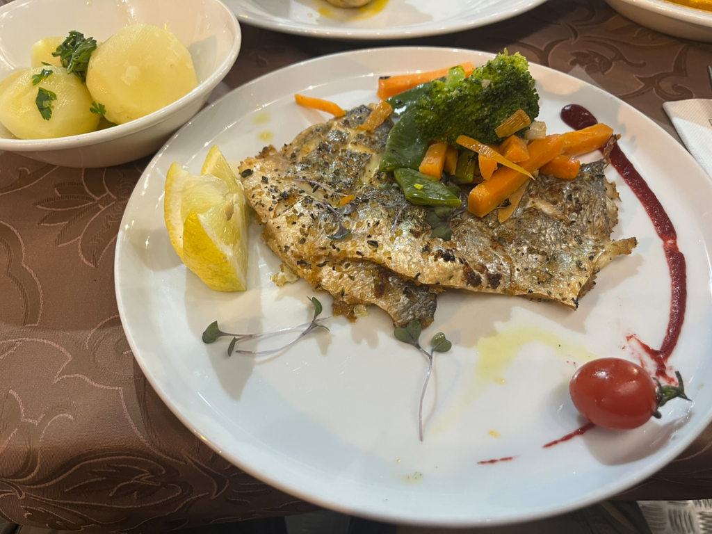 sea bass at GALERIA Restaurante, Funchal, Madeira