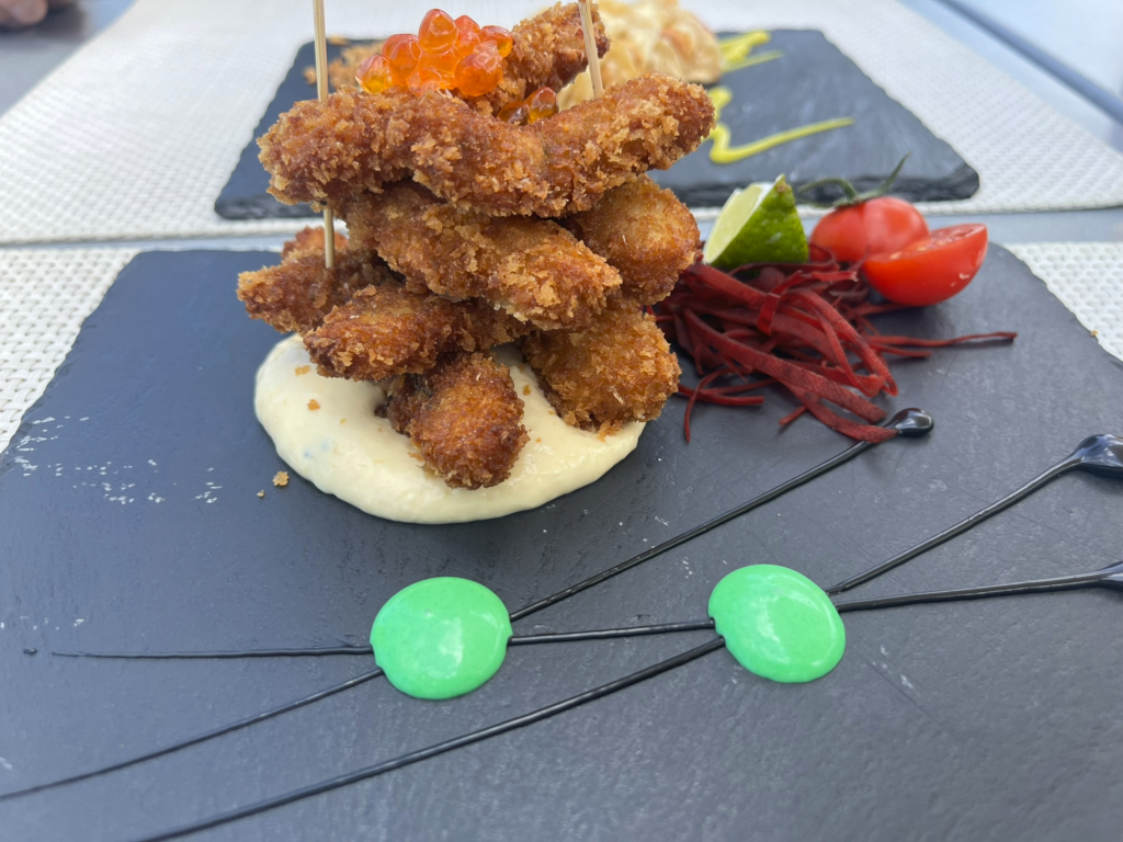 Scabbard fish at Sea View restaurant Porto Moniz, Madeira