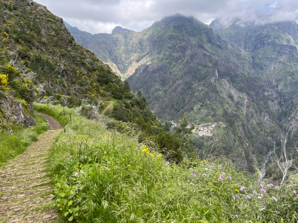 hiking trail at Valley of the Nuns, Madeira