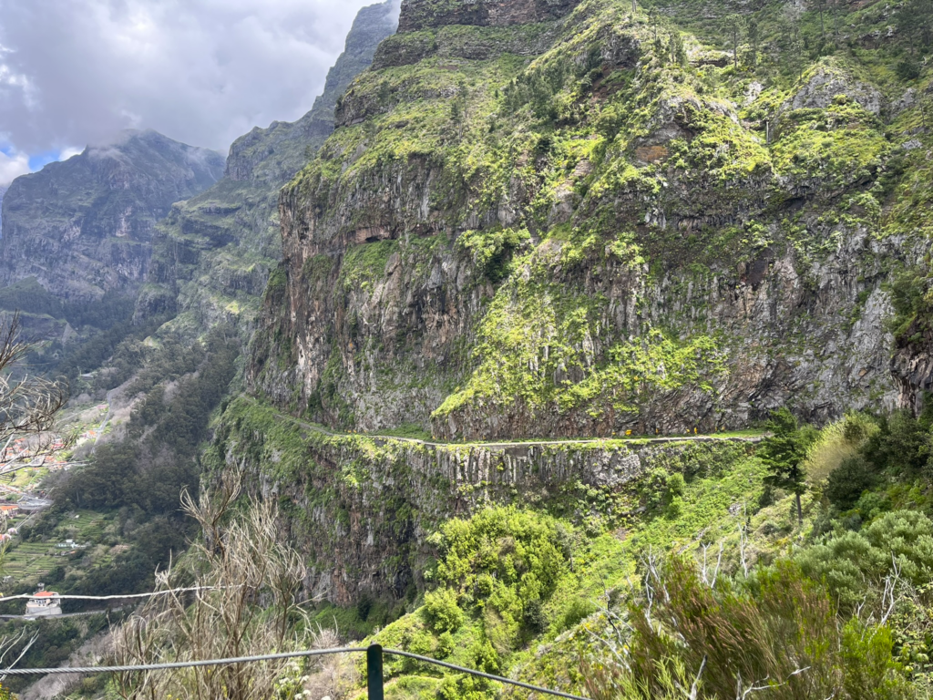 road in the Valley of the Nuns, Madeira
