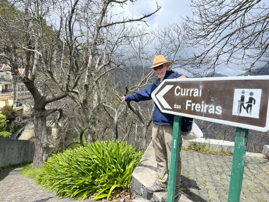hiking trail at Valley of the Nuns, Madeira