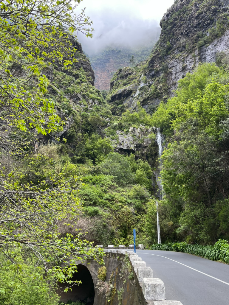 hiking trail at Valley of the Nuns, Madeira