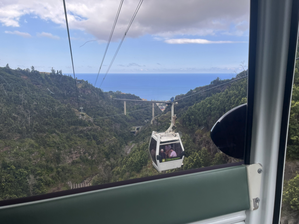 cable car to the Botanical Garden Funchal, Madeira