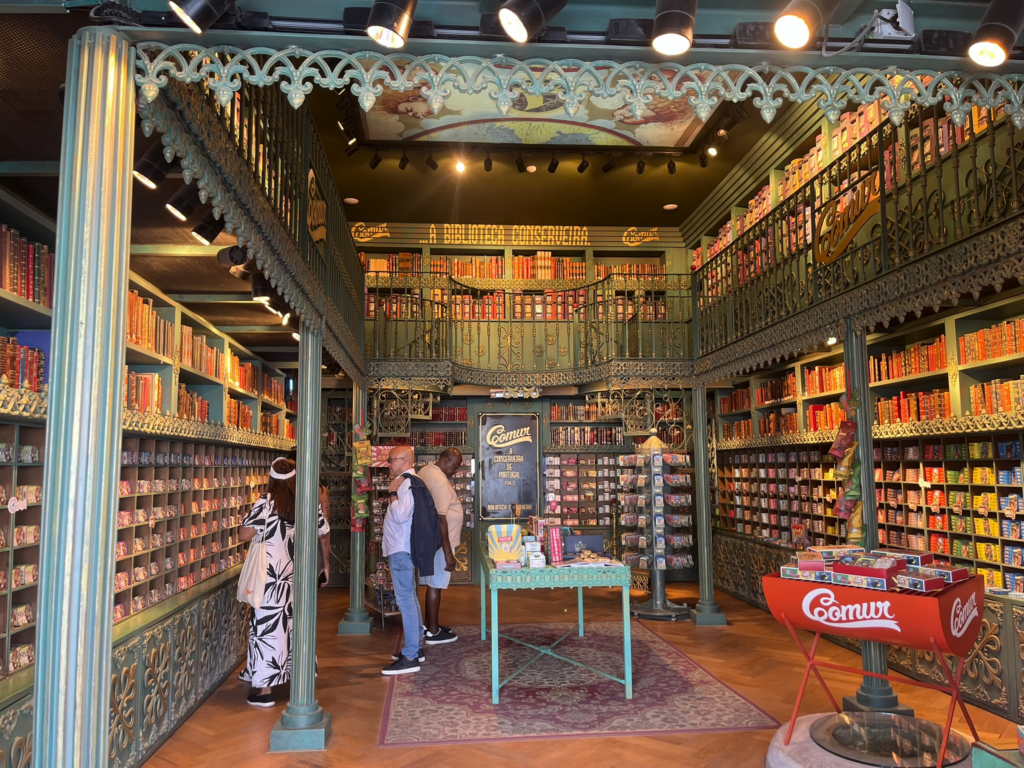 Museu de Sardinha tinned fish store in Obidos Portugal