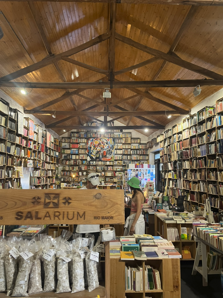 Livraria do Mercado (Bookstore & Greengrocer) in Obidos Portugal