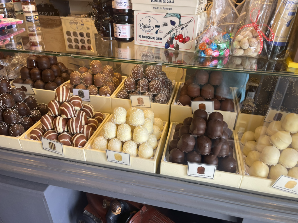 Fabrica das Bombokas Chocolate shop in Obidos Portugal